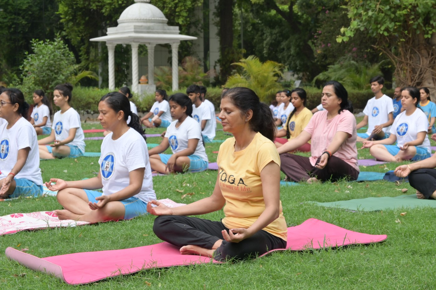 International Yoga Day at Delhi Ashram